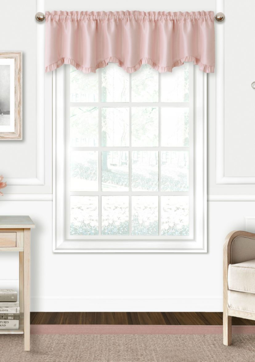 Adaline Nursery and Kids Ruffled Window Valance - 52x15
