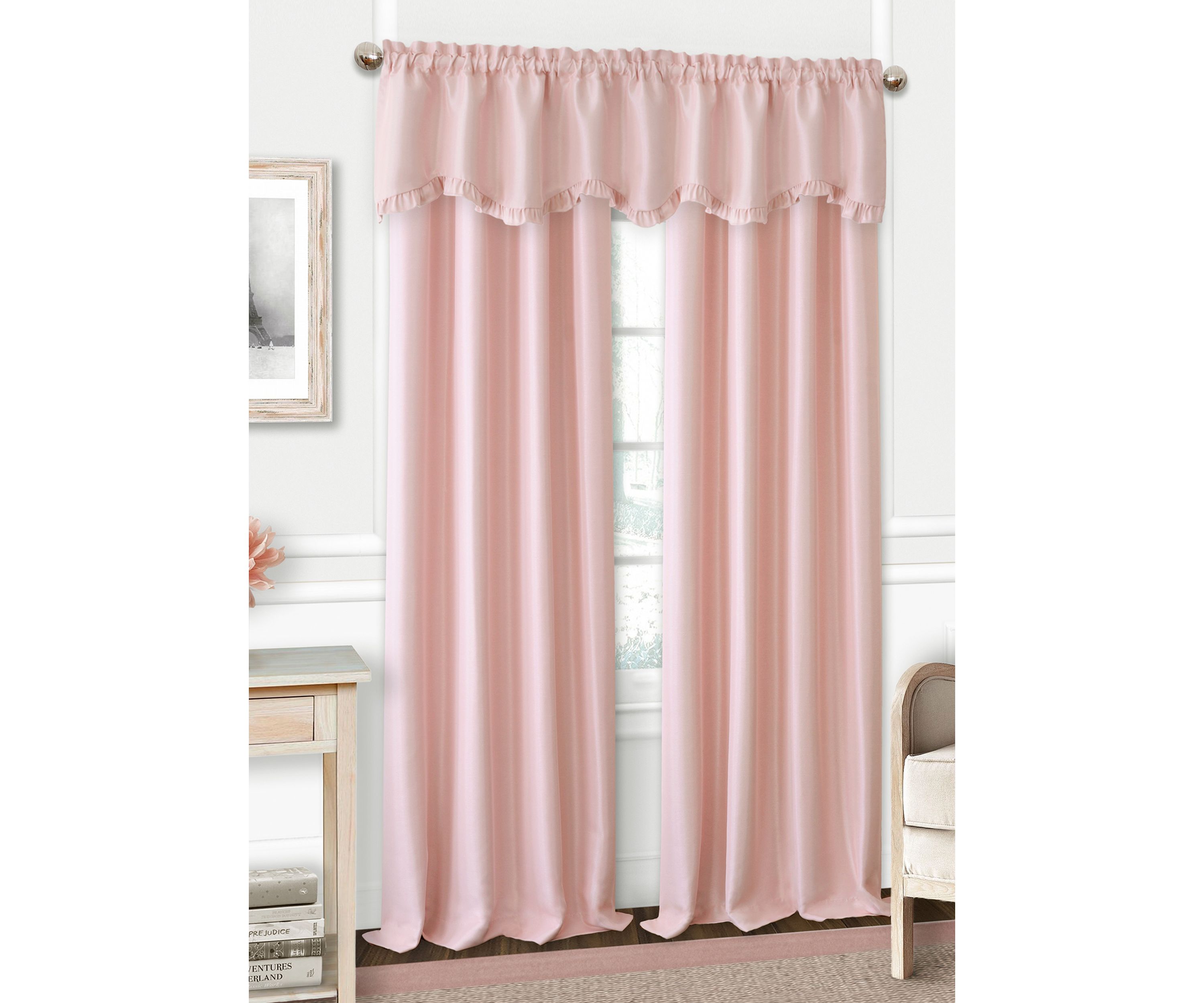 Adaline Nursery and Kids Ruffled Window Valance - 52x15