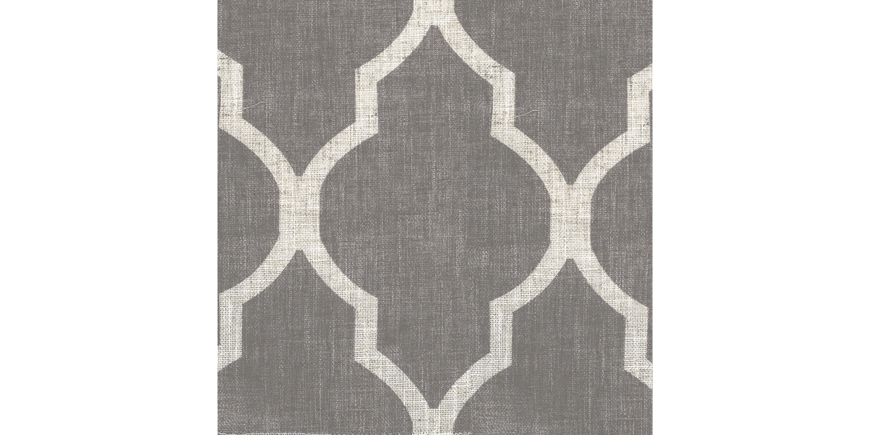 Medalia Room Darkening Geometric Window Curtain