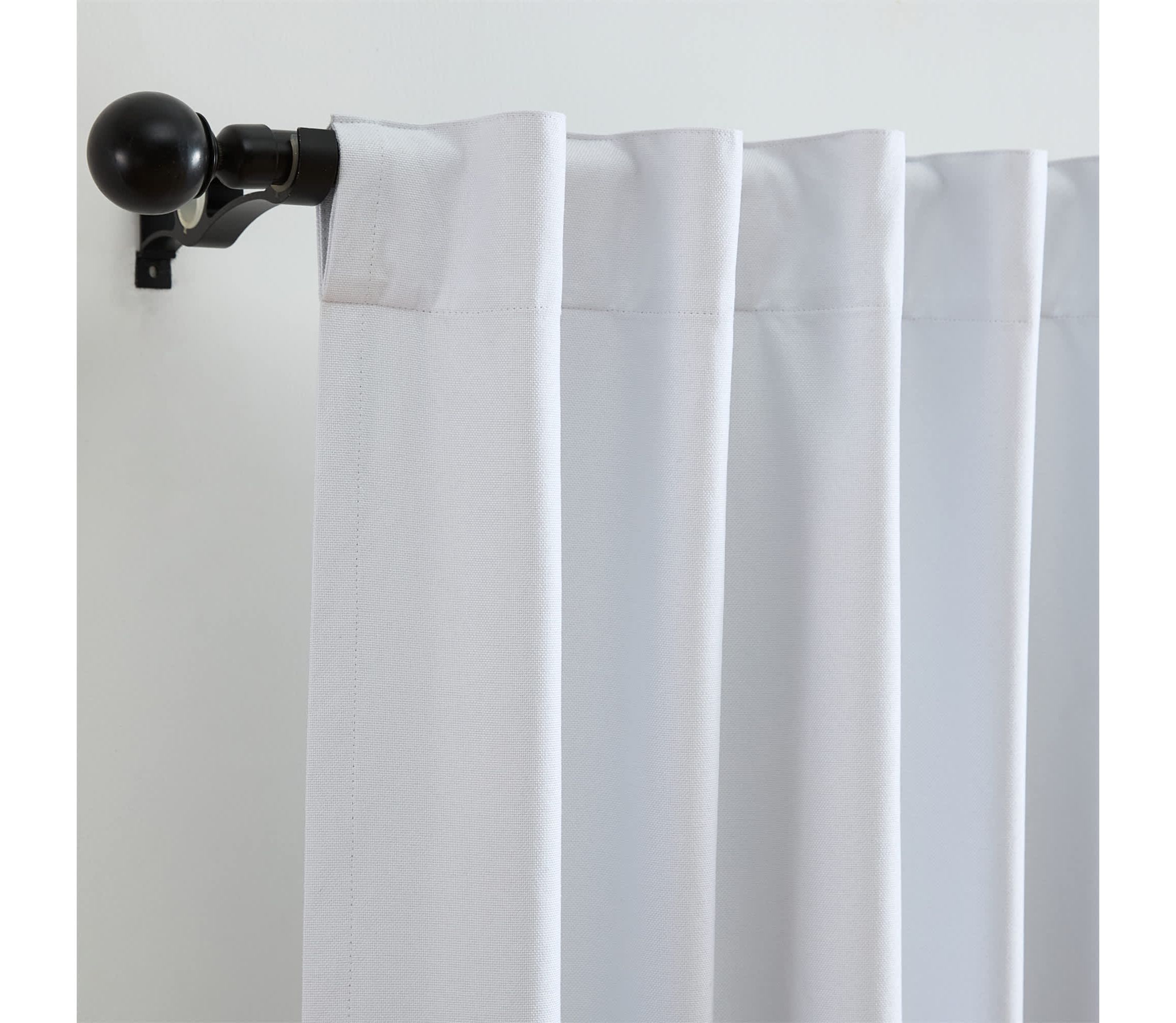 Solace Max-Blackout Solid Texture Window Curtain Panel