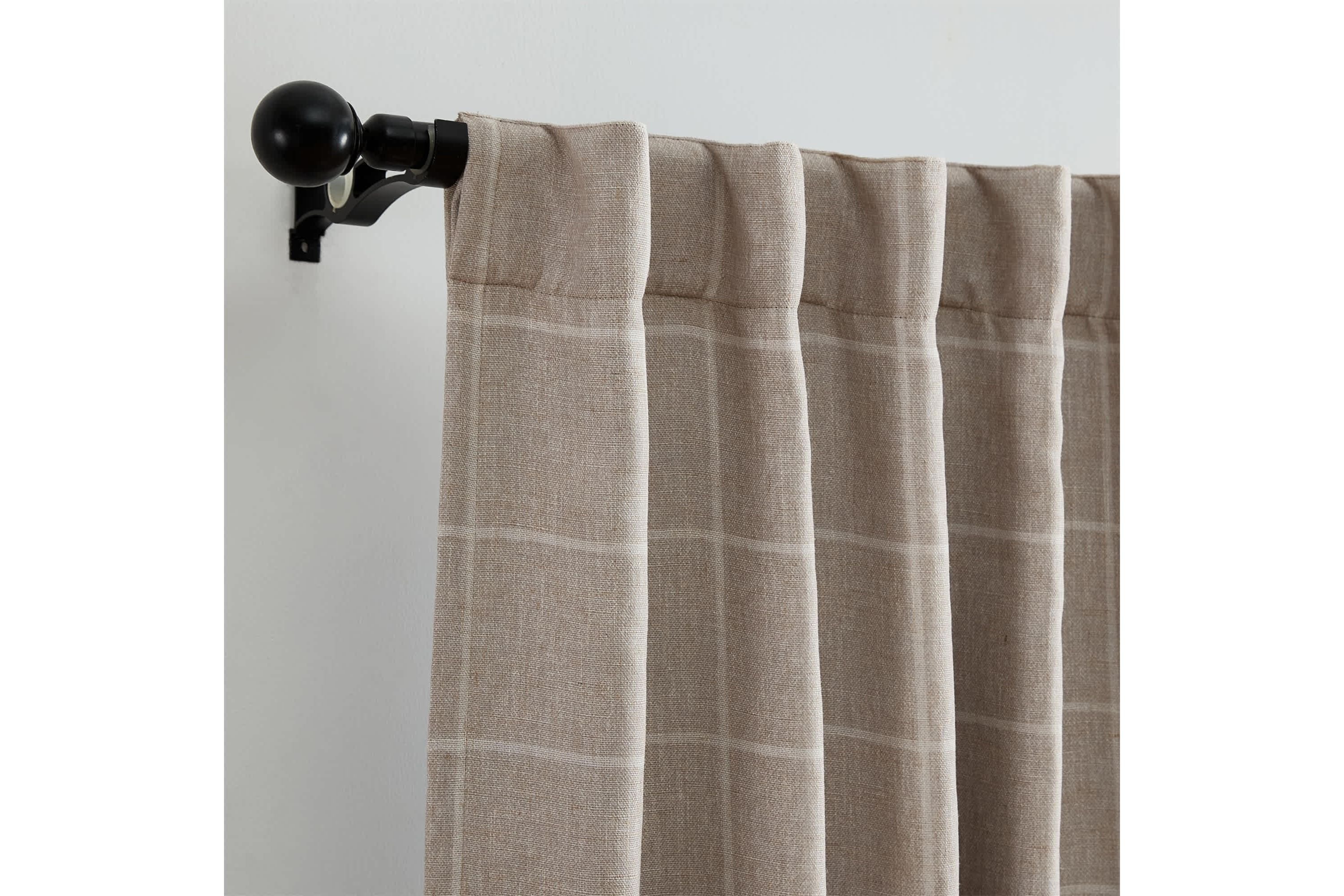 Sawyer Windowpane Plaid Blackout Window Curtain