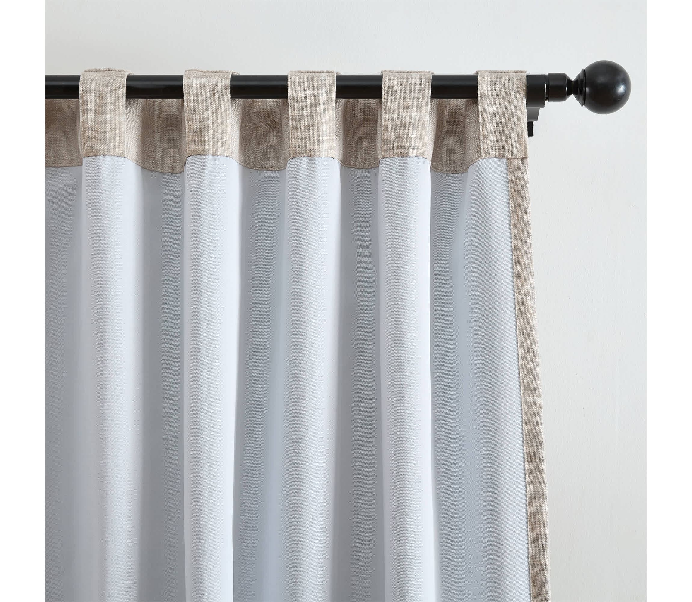 Sawyer Windowpane Plaid Blackout Window Curtain