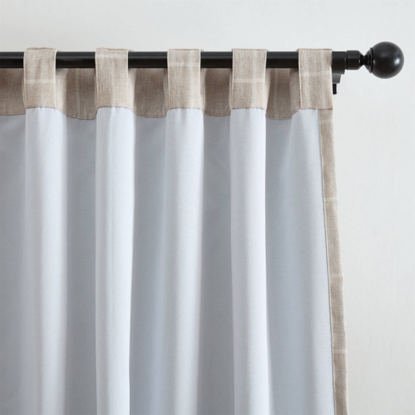 Sawyer Windowpane Plaid Blackout Window Curtain