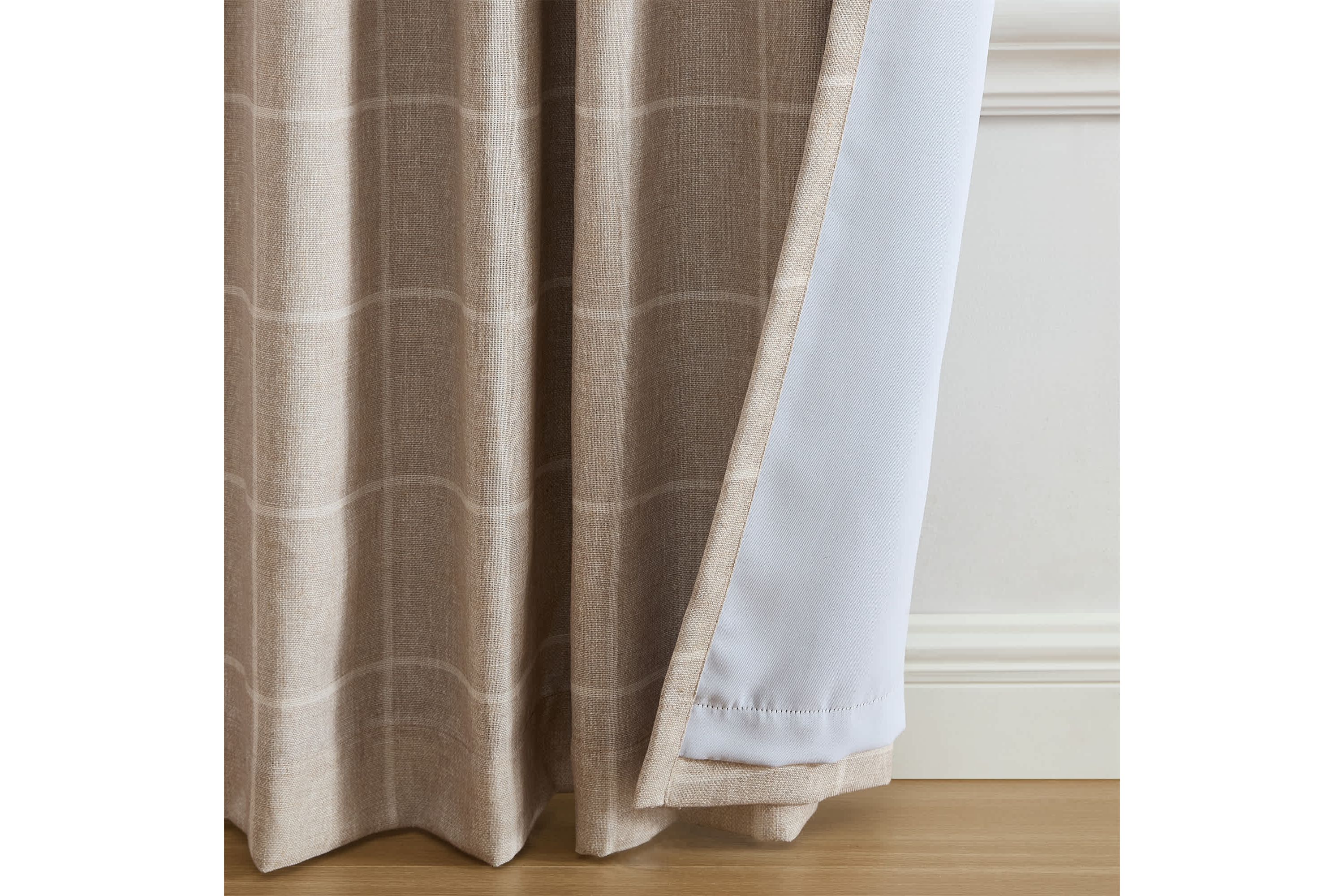 Sawyer Windowpane Plaid Blackout Window Curtain