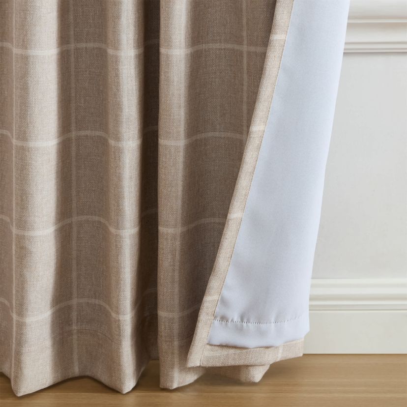 Sawyer Windowpane Plaid Blackout Window Curtain
