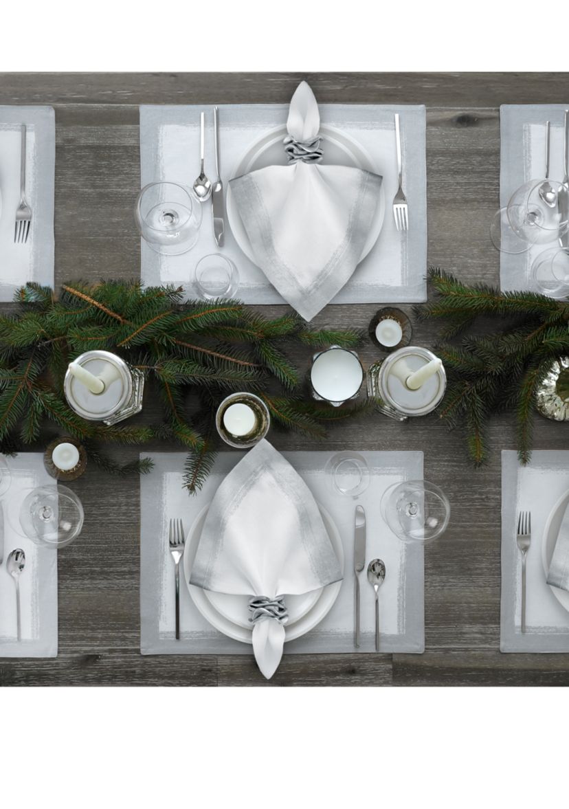 Metallic Brushstroke Placemats