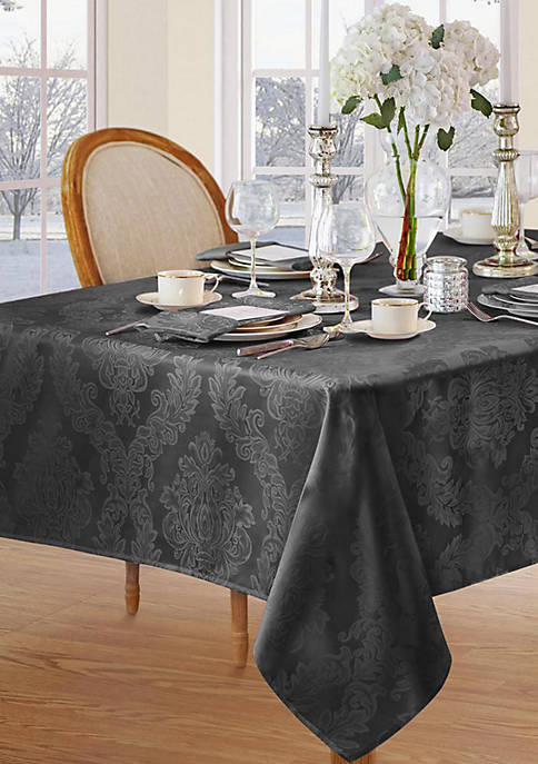 Elrene Barcelona Damask Oblong Fabric Tablecloth