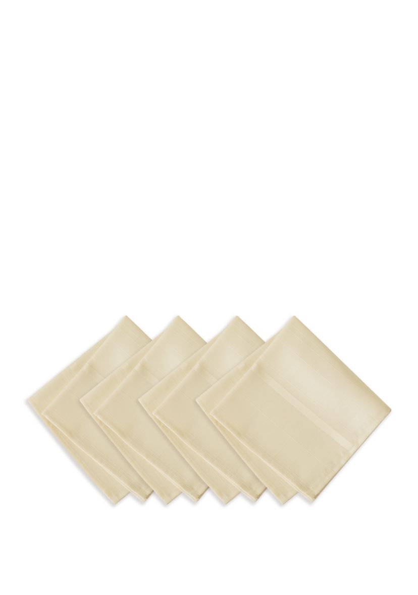 Elegance Plaid Damask Napkin, Set of 4
