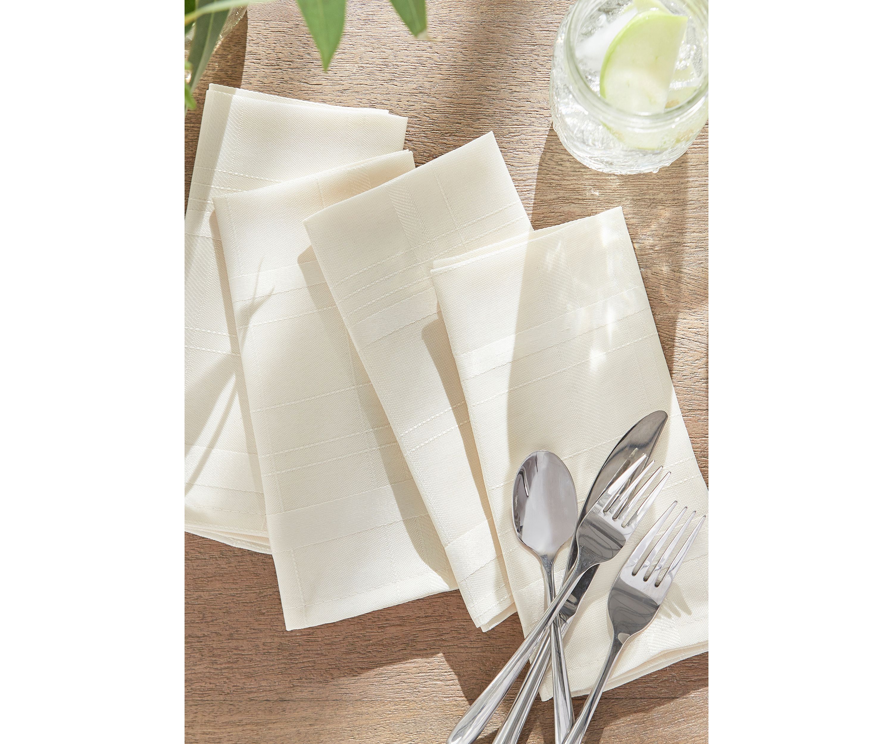 Elegance Plaid Damask Napkin, Set of 4