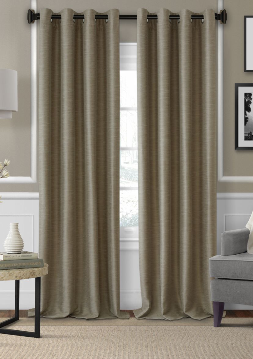Florence Single Curtain Rod with Stacked Square Finial