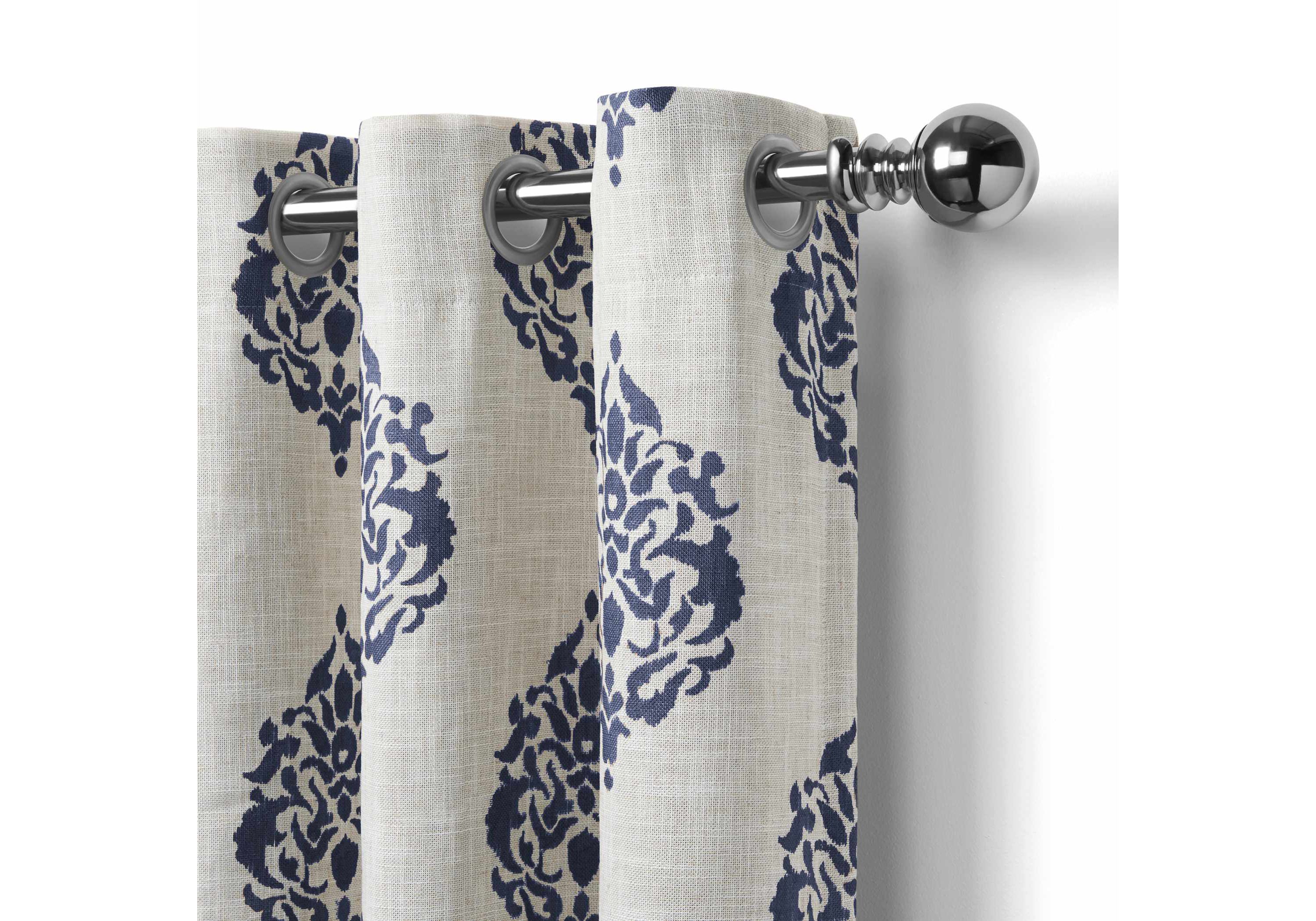 Navara Medallion Room Darkening Window Curtain