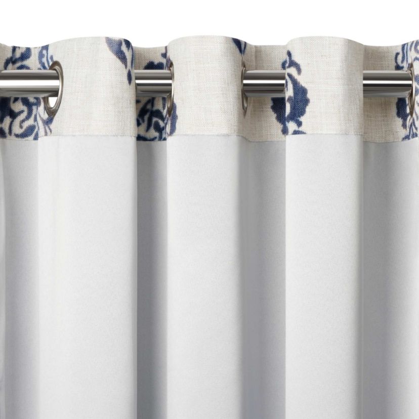 Navara Medallion Room Darkening Window Curtain