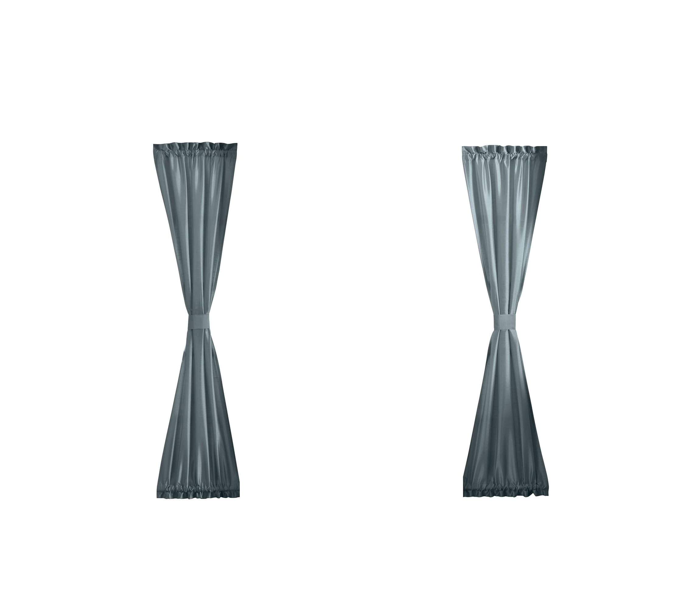 Colette Faux Silk Side Door Window Panel