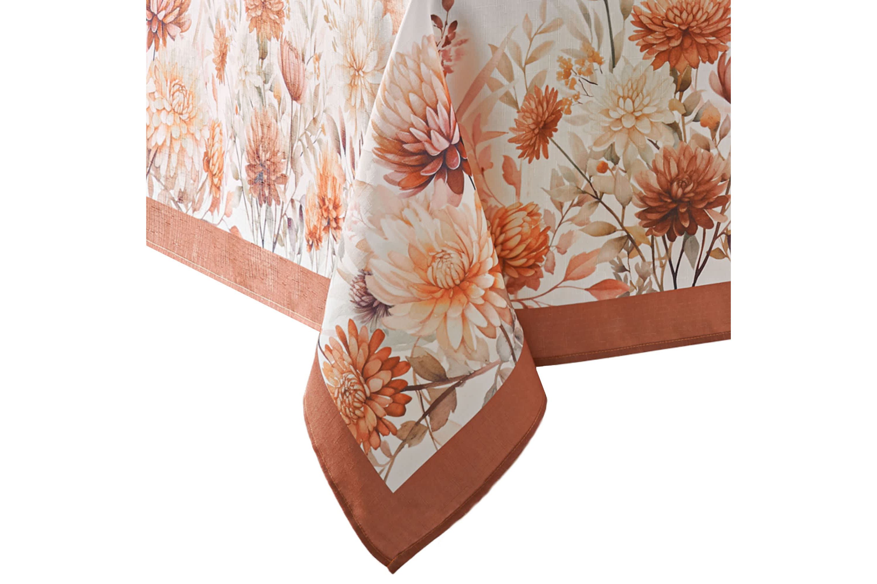 Autumn Blooms Rectangle Tablecloth