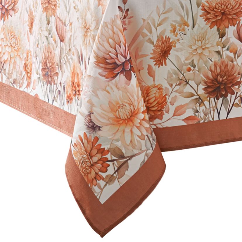 Autumn Blooms Rectangle Tablecloth
