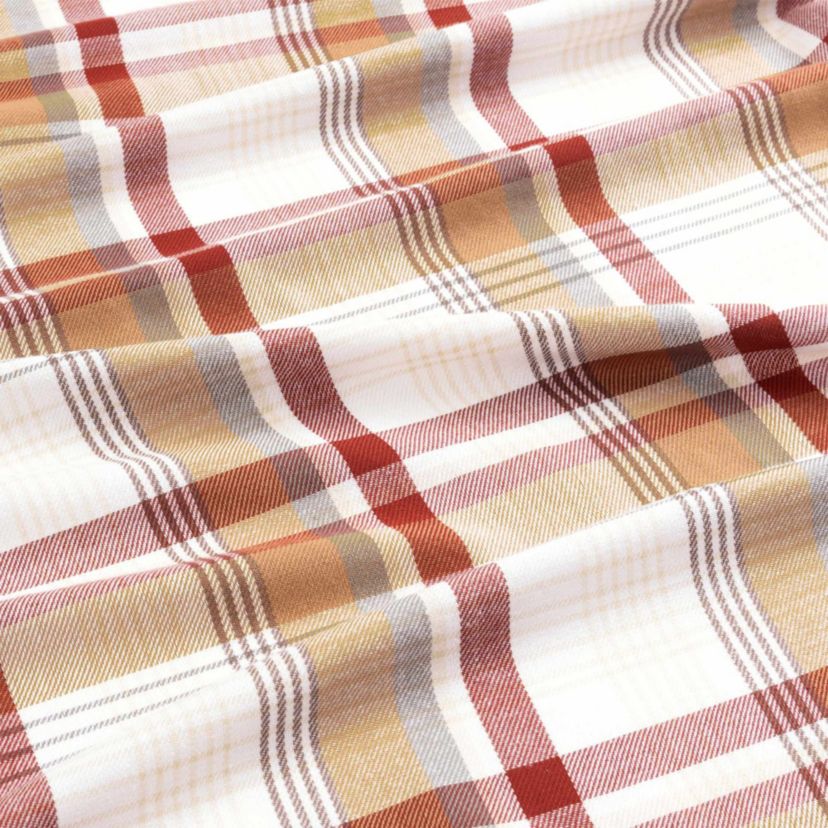 Seneca Plaid Harvest Cotton Rectangular Tablecloth