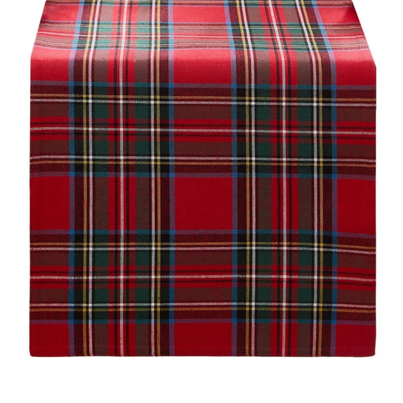 Stowe Tartan Holiday Plaid Table Runner - 13x90