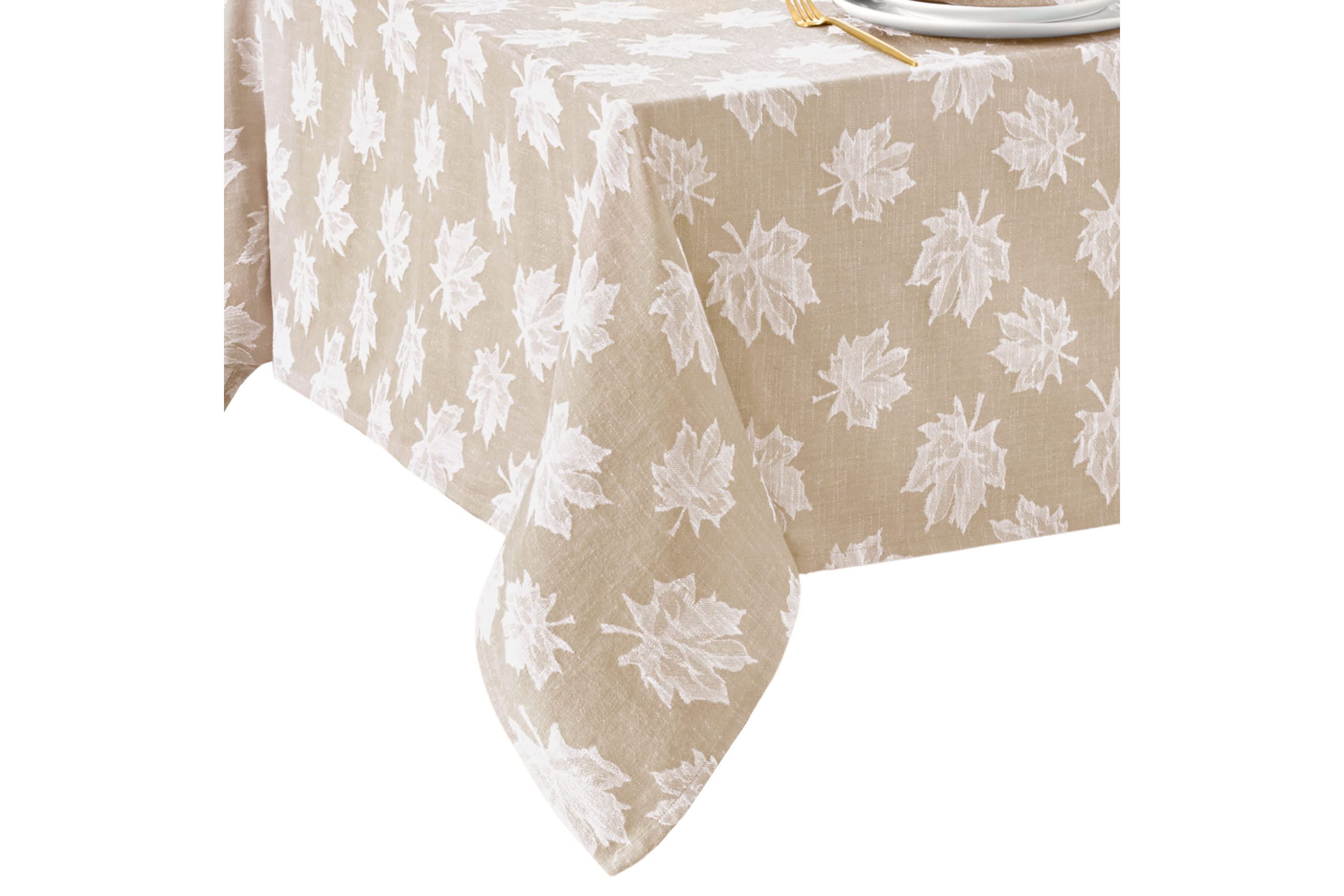 Falling Leaves Jacquard Rectangle Tablecloth
