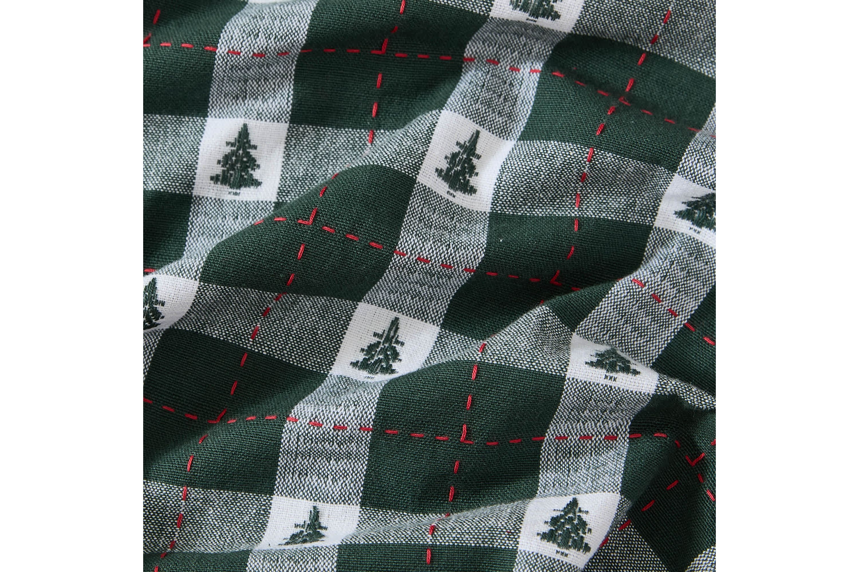 Sherwood Tree Dobby Cotton Tablecloth - Round/Oval