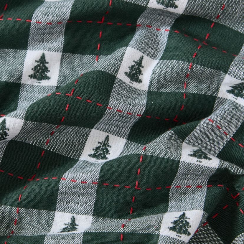 Sherwood Tree Dobby Cotton Tablecloth - Round/Oval