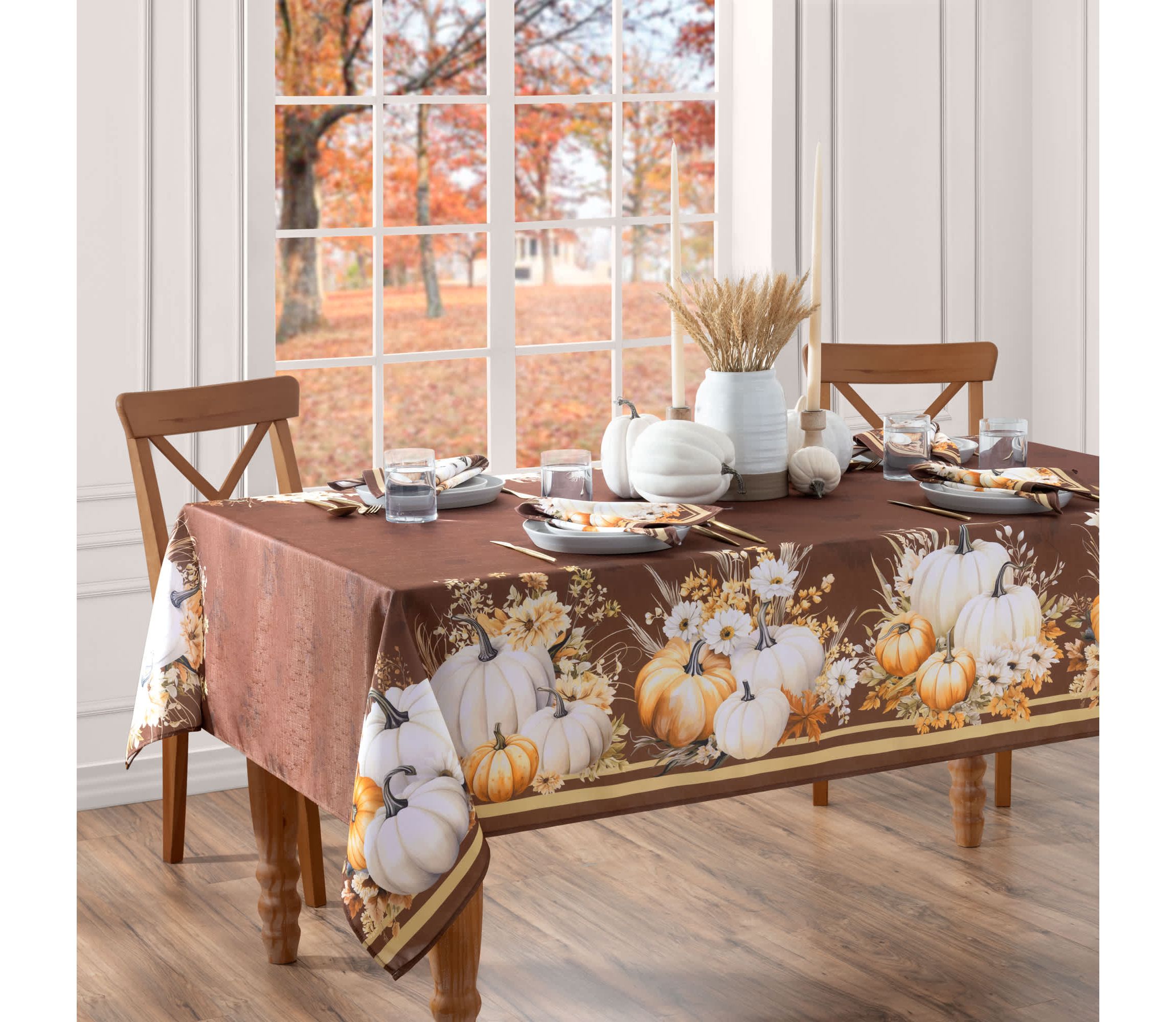 Wheatland Harvest Fall Rectangle Tablecloth