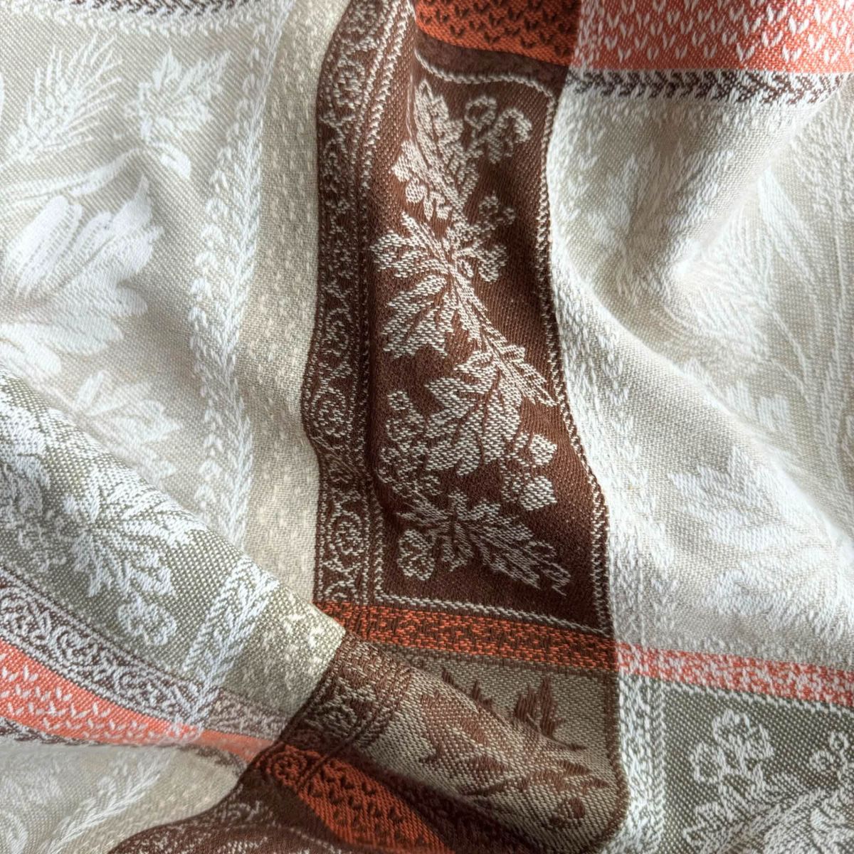 Windswept Harvest Jacquard Rectangle Tablecloth