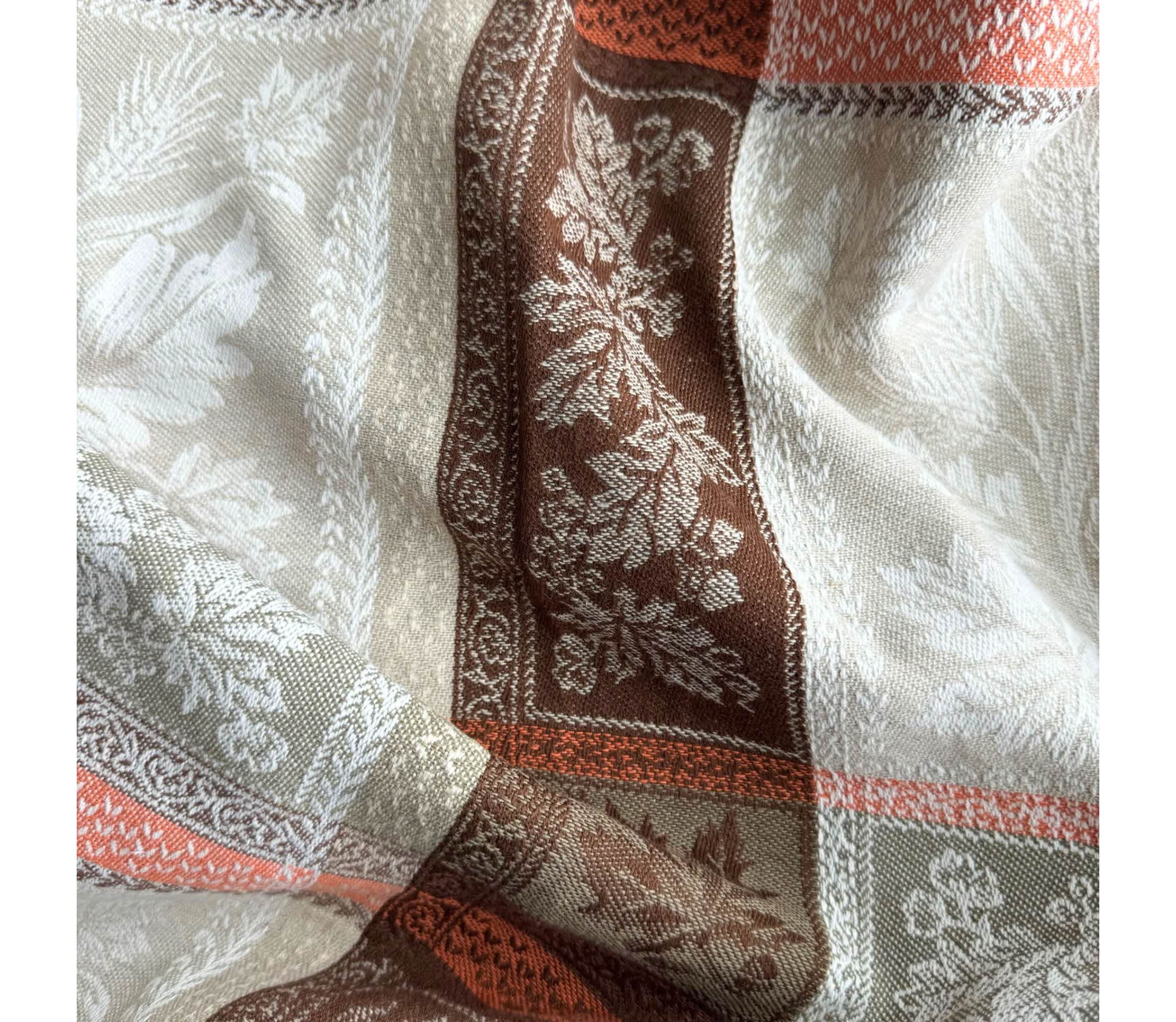 Windswept Harvest Jacquard Rectangle Tablecloth