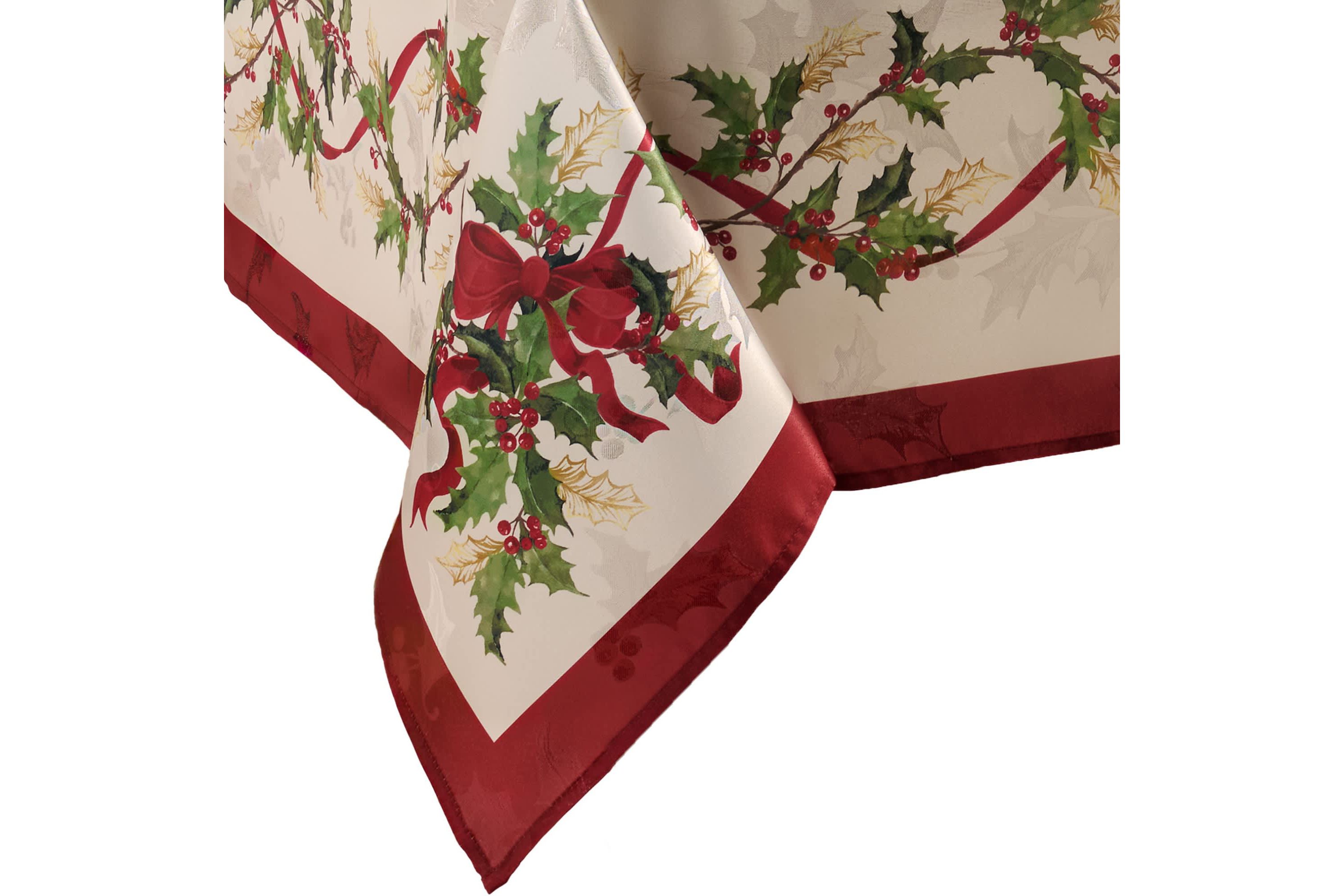 Villeroy & Boch Winter Bows & Garland Rectangle Tablecloth