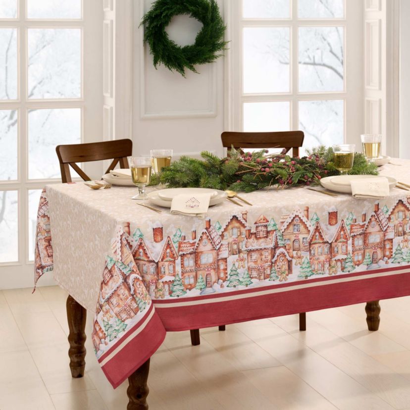 Gingerbread Bliss Rectangle Tablecloth