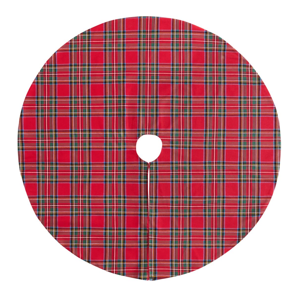 Stowe Tartan Plaid Christmas Tree Skirt - 48" Round