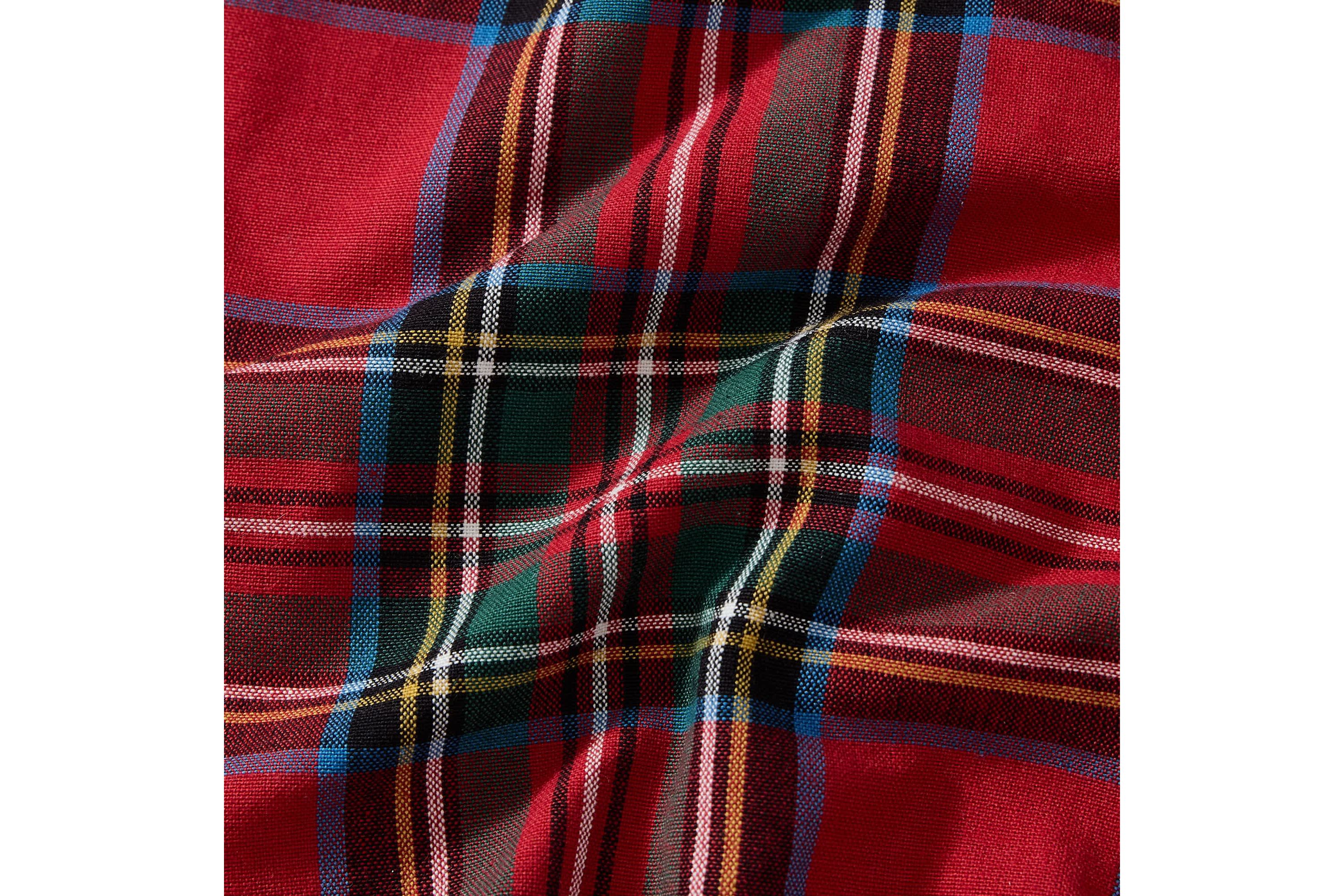 Stowe Tartan Plaid Christmas Tree Skirt - 48" Round