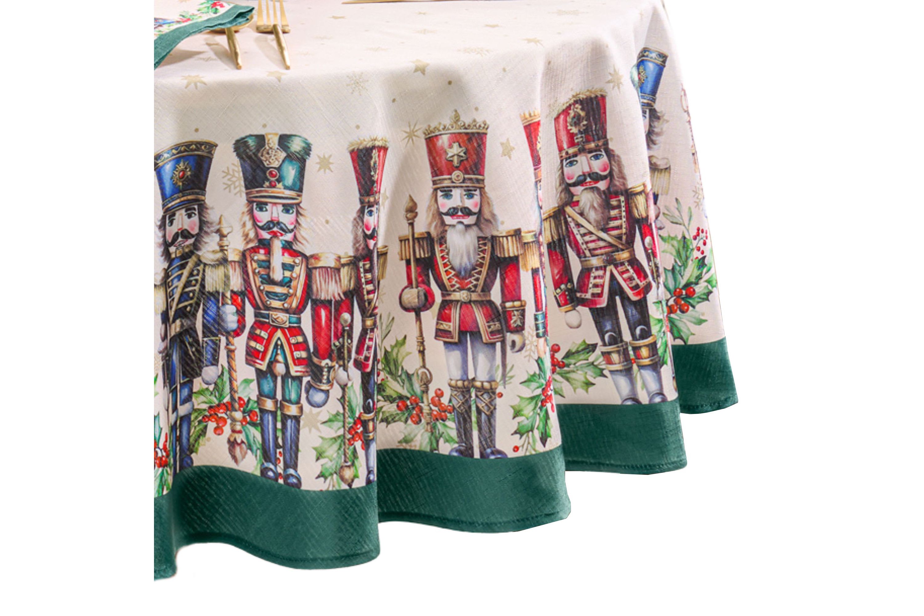 Royal Nutcracker Tablecloth - Round/Oval