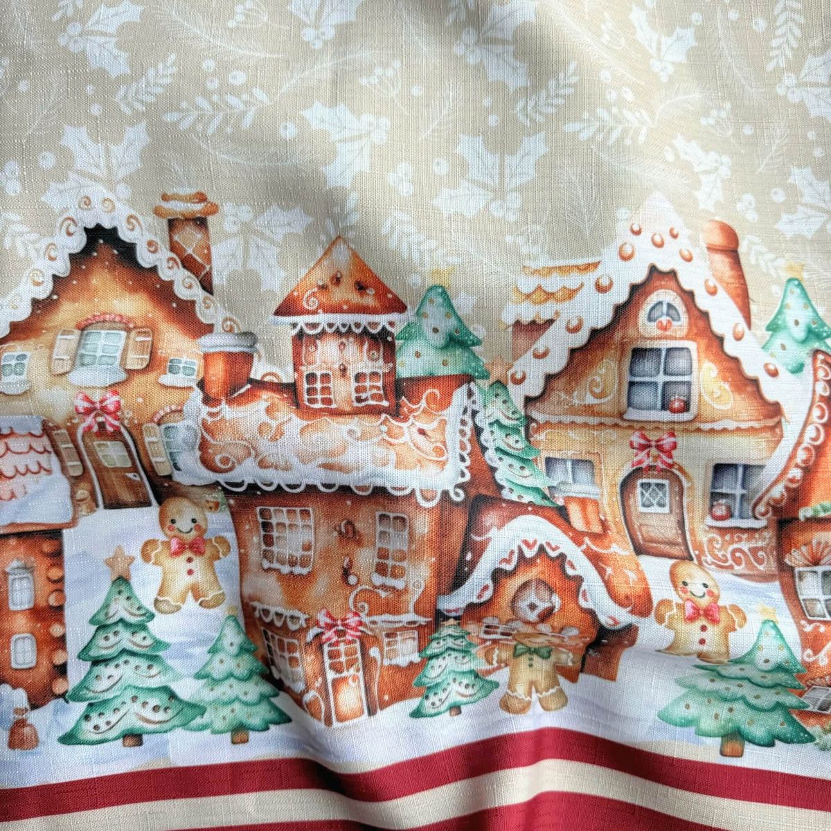 Gingerbread Bliss Tablecloth - Round/Oval