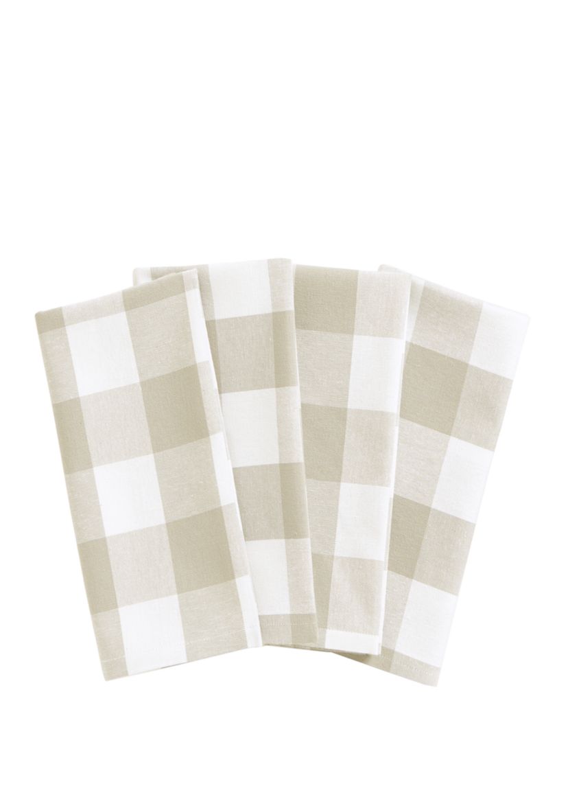 Farmhouse Living Buffalo Check Napkins, Set of 4