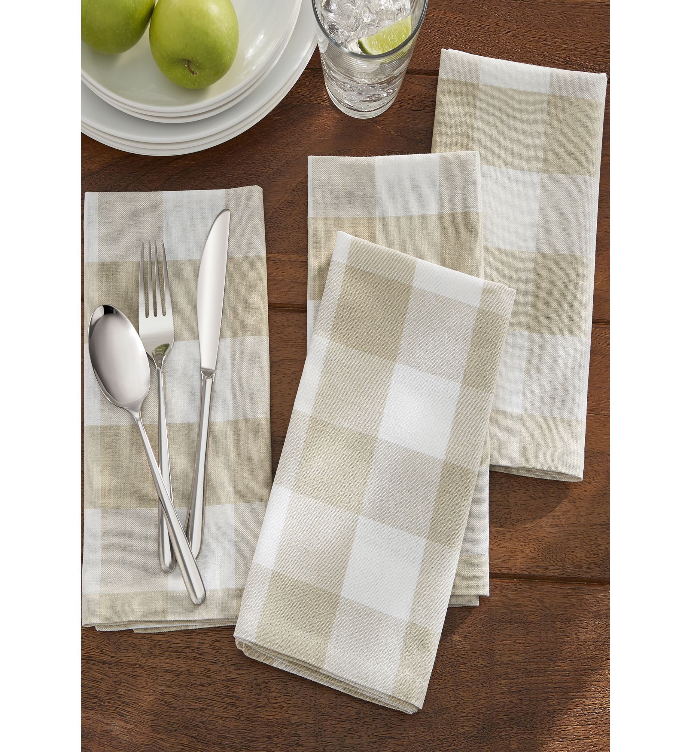 Farmhouse Living Buffalo Check Napkins, Set of 4