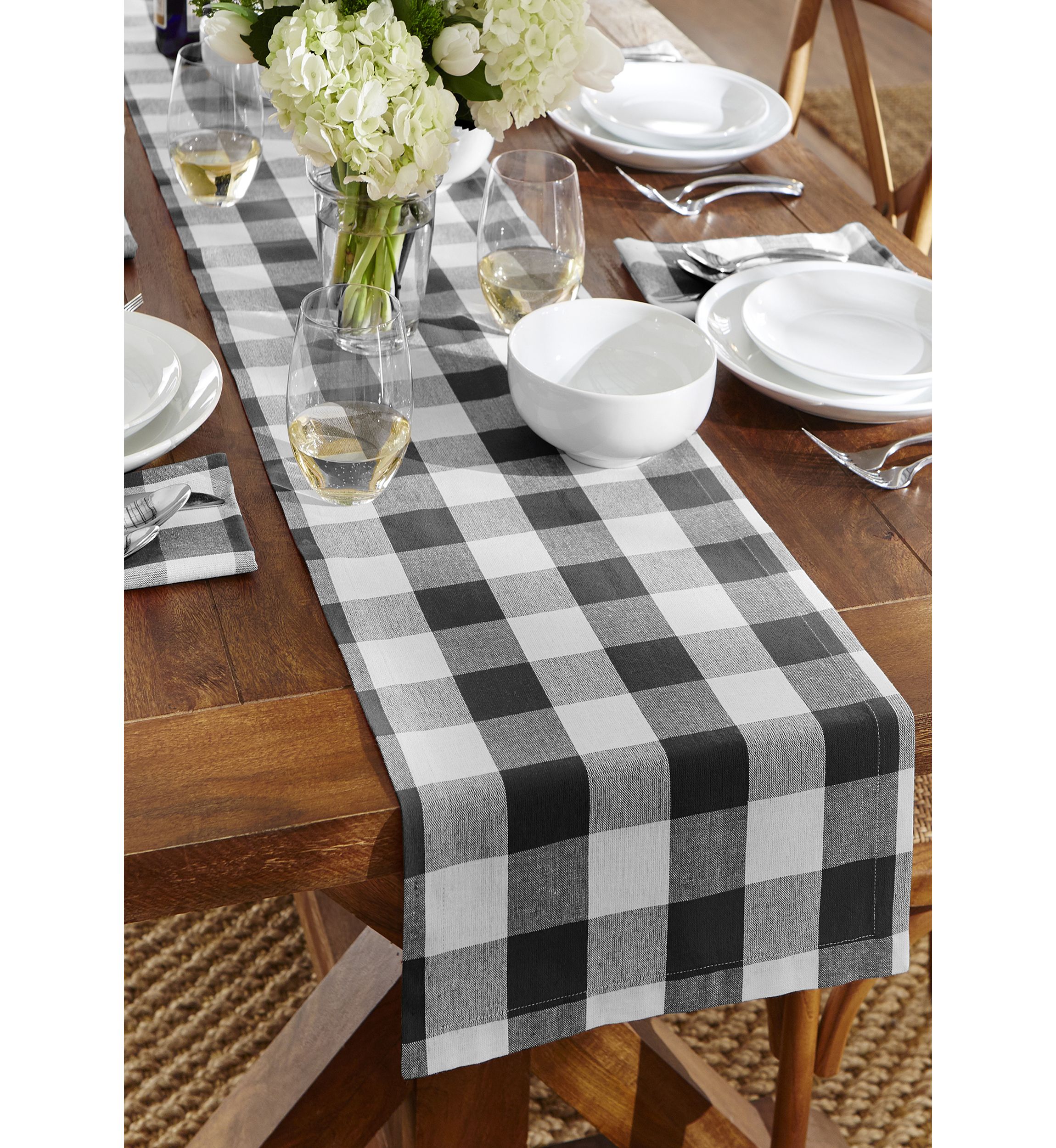 Farmhouse Living Buffalo Check Table Runner
