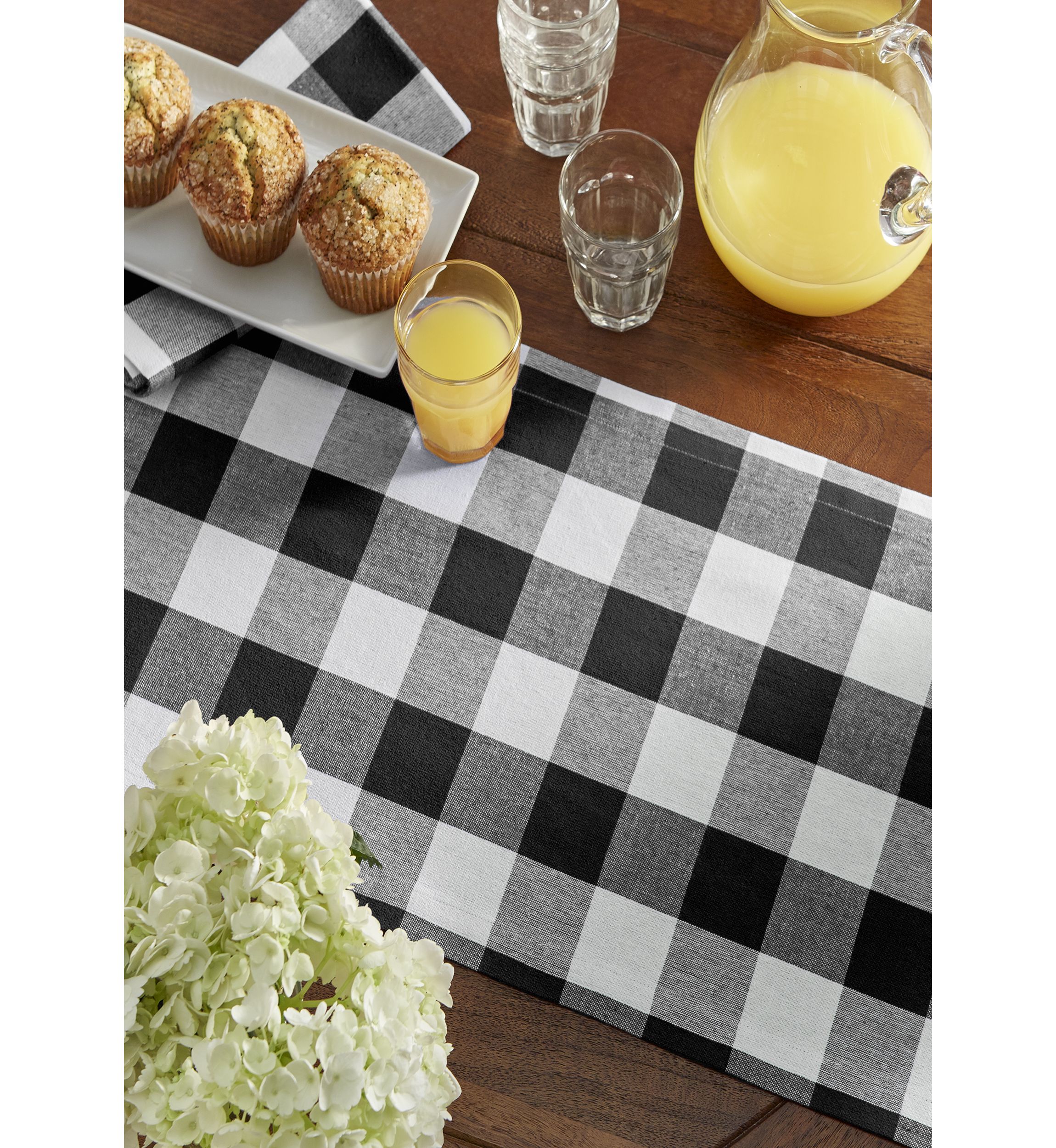 Farmhouse Living Buffalo Check Table Runner