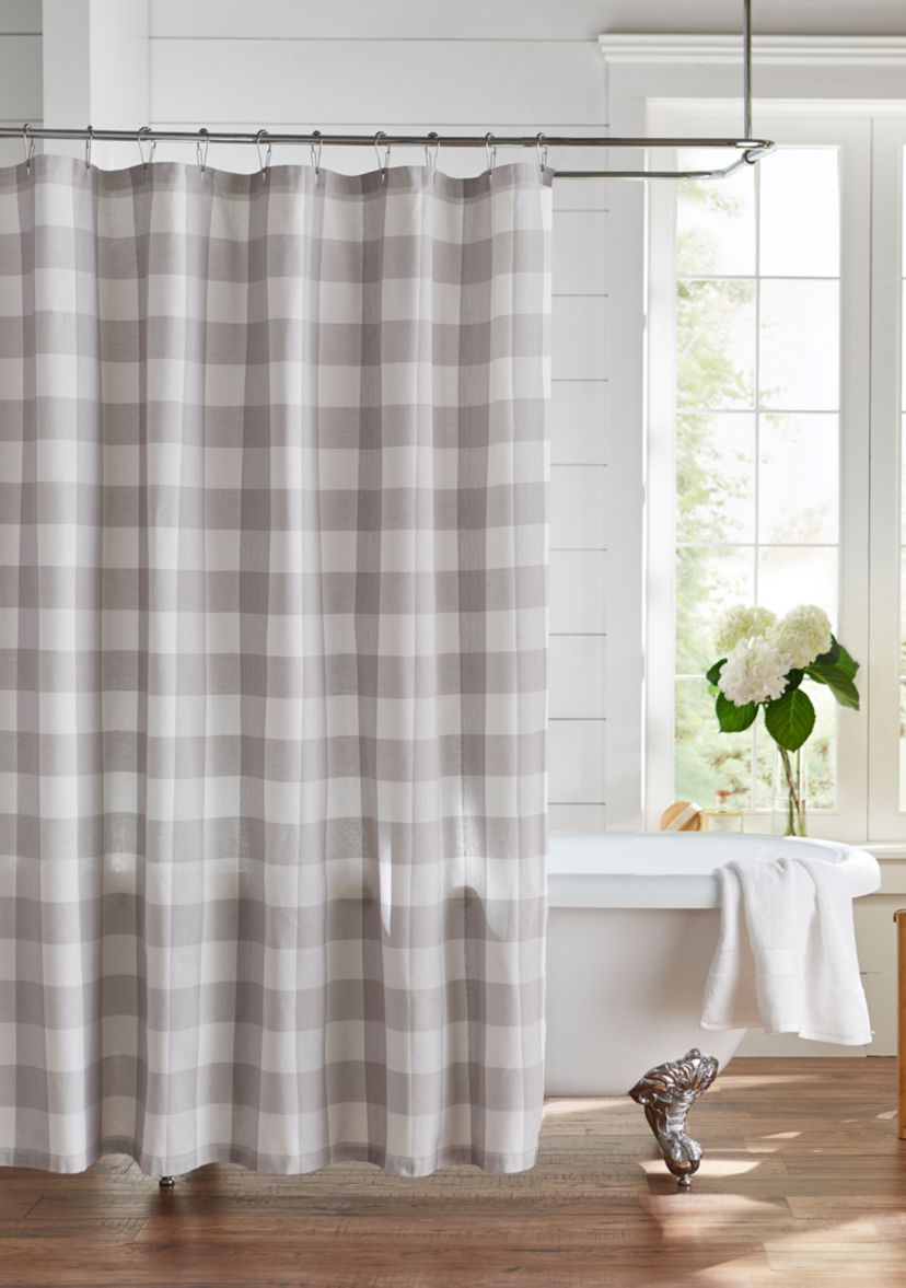 Farmhouse Living Buffalo Check Shower Curtain - 72" x 72"