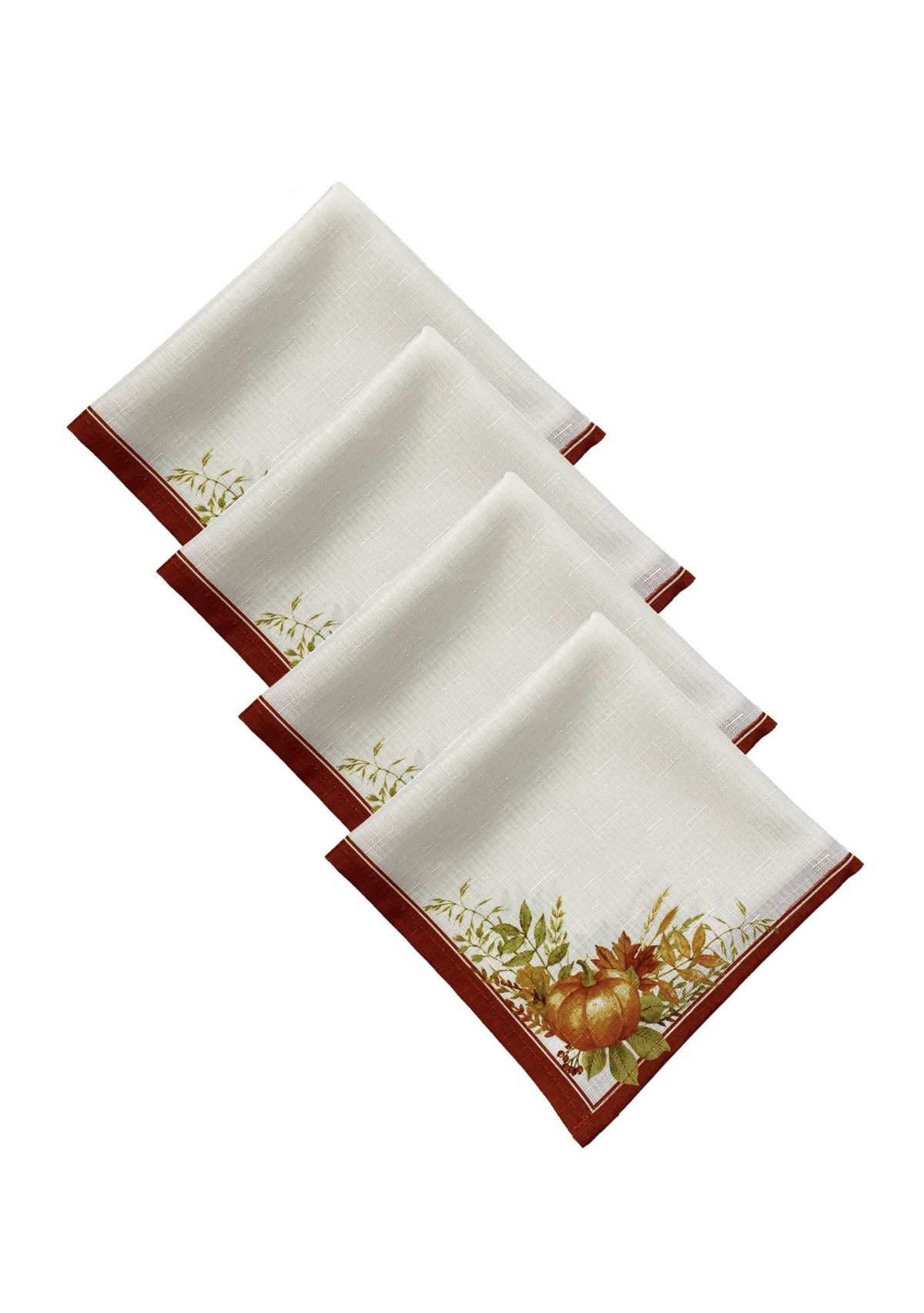 Autumn Pumpkin Grove Fall Napkin, Set of 4