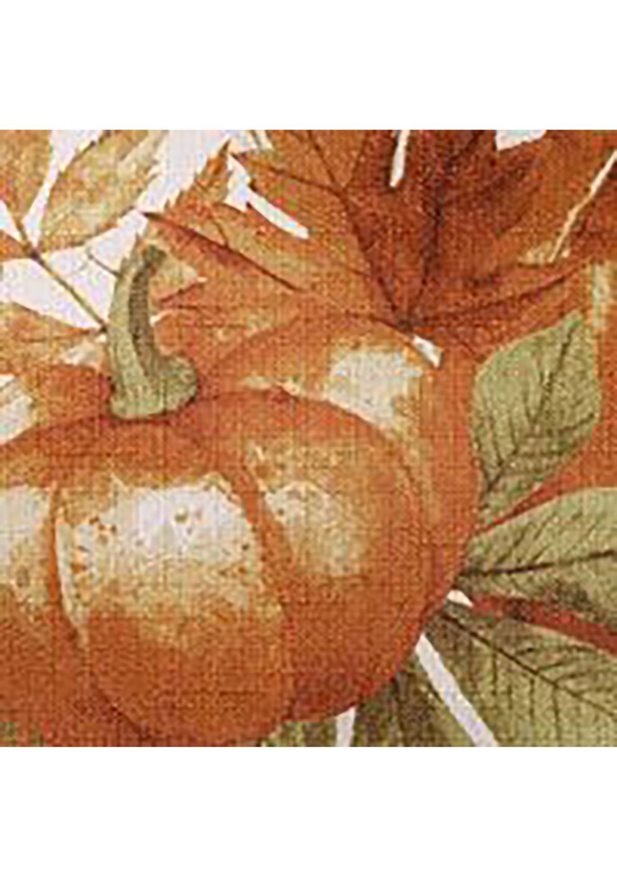 Autumn Pumpkin Grove Fall Tier Set and Valance