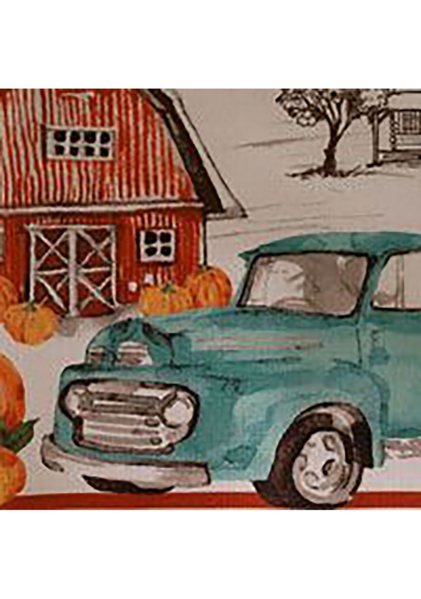 Farm Fresh Pumpkin Truck Fall Napkin, Set of 4