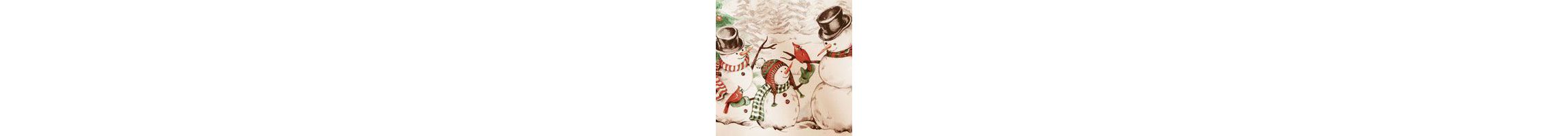 Snowman Winterland Holiday Snowflake Oval/Round Tablecloth
