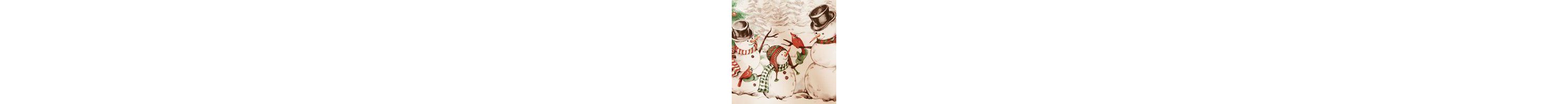Snowman Winterland Holiday Snowflake Oval/Round Tablecloth