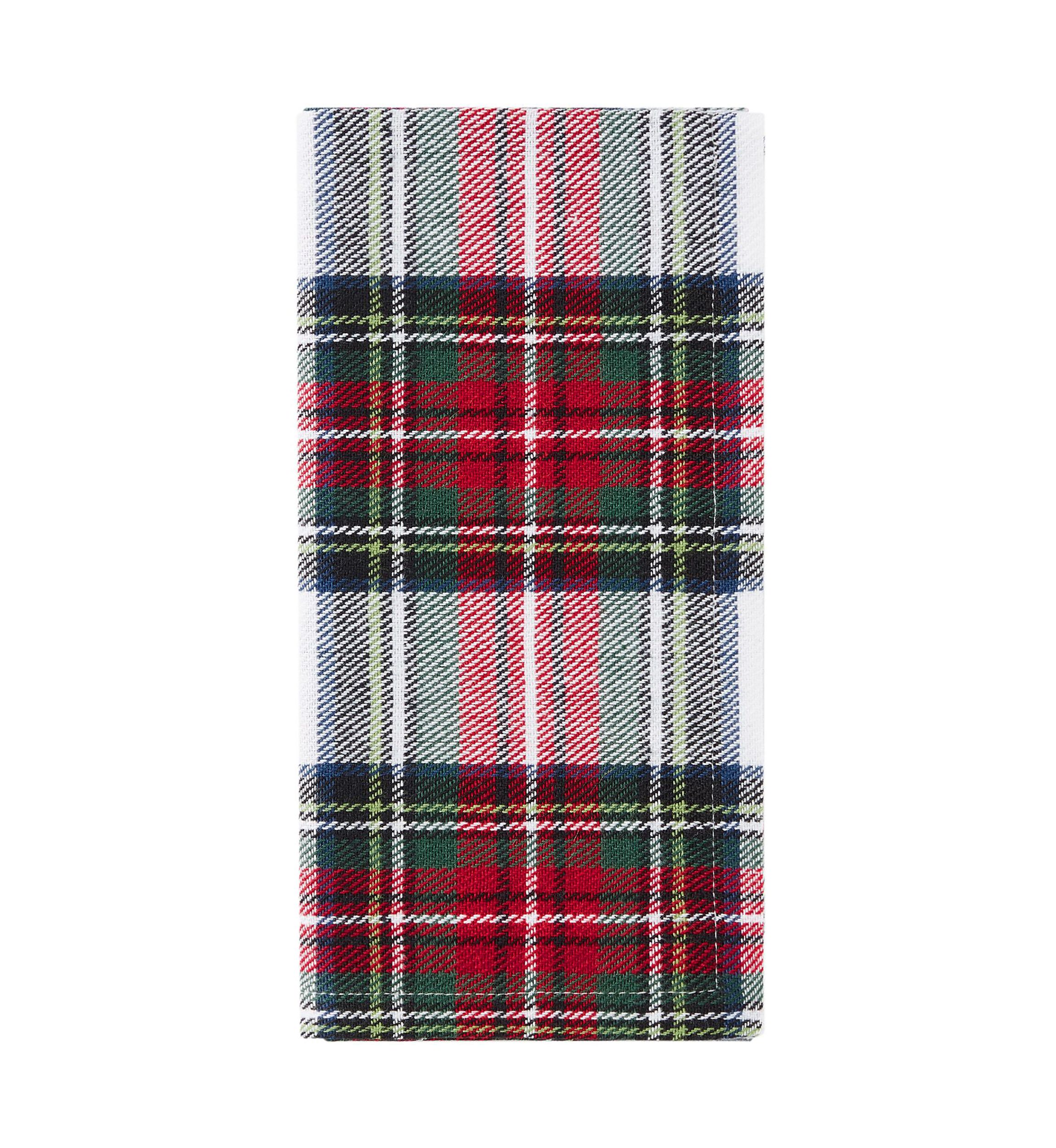 Christmas Classic Holiday Plaid Cotton Napkin Set of 8