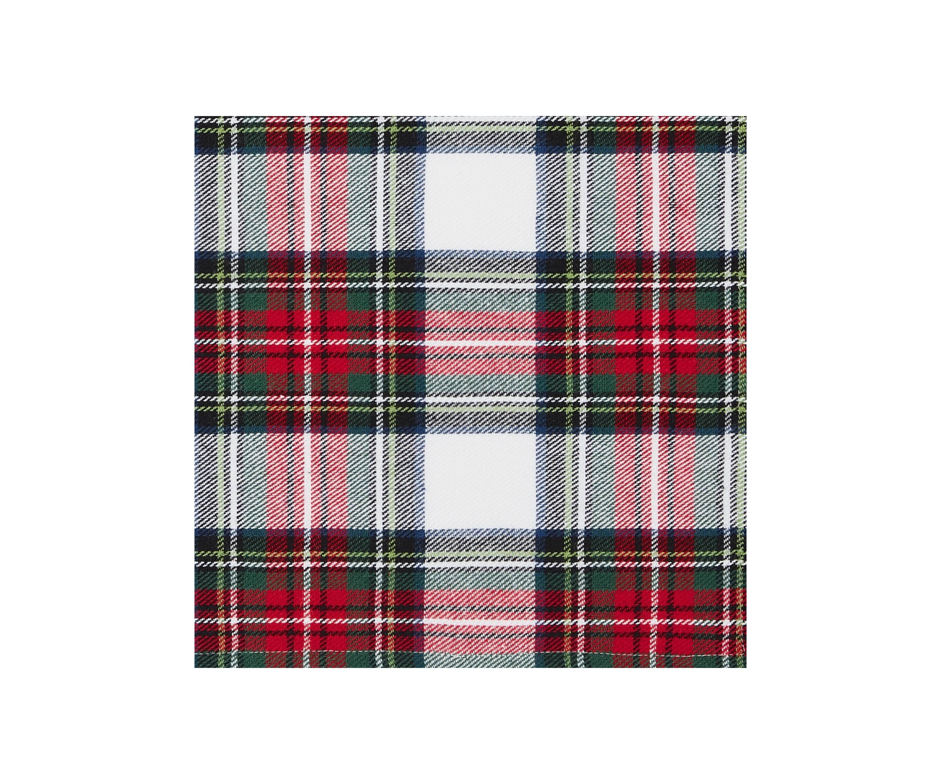 Christmas Classic Holiday Plaid Round Cotton Tablecloth