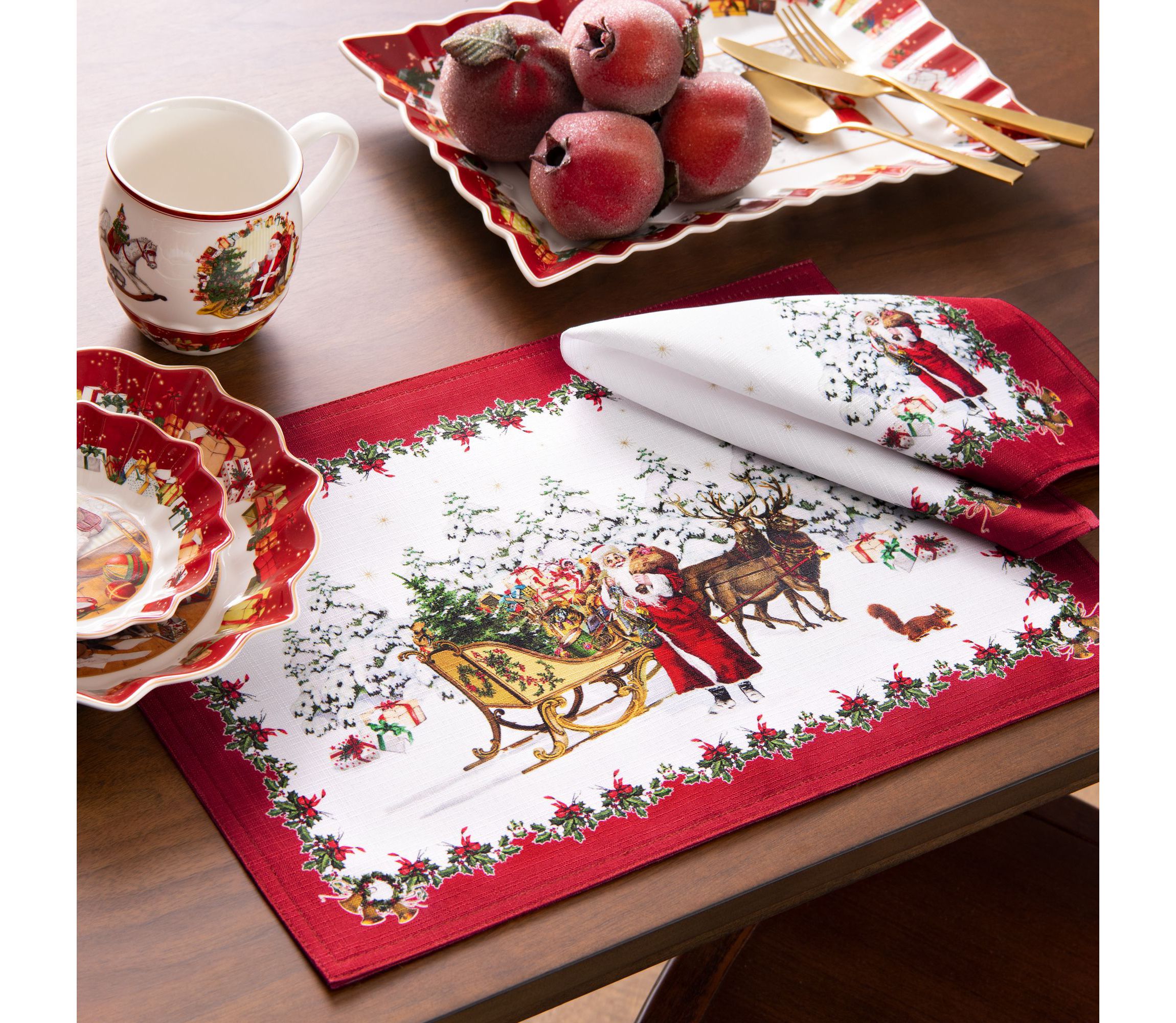 Toys Fantasy Engineered Napkins, Set of 4