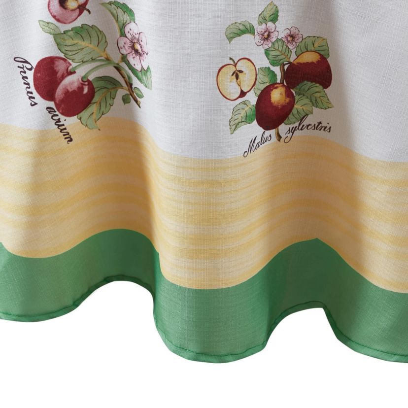 Villeroy & Boch French Garden Fleurence Stain and Water Resistant Round Tablecloth