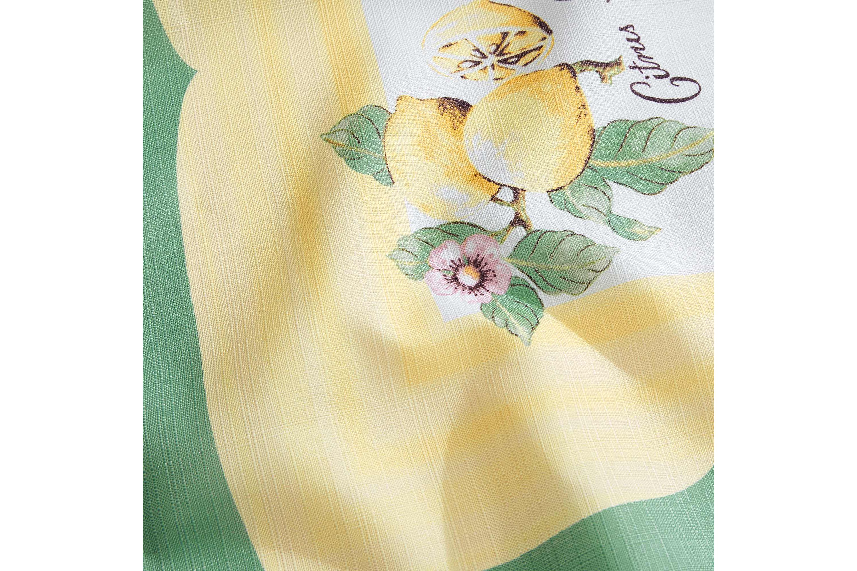 Villeroy & Boch French Garden Fleurence Stain and Water Resistant Round Tablecloth