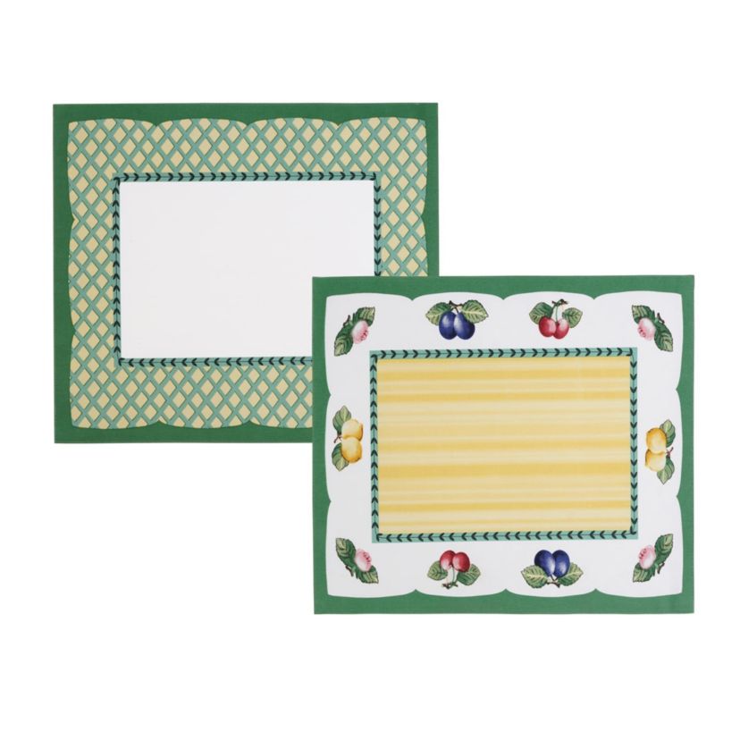 Villeroy & Boch French Garden Stain and Water Resistant Placemats, Set of 4 - 14x20
