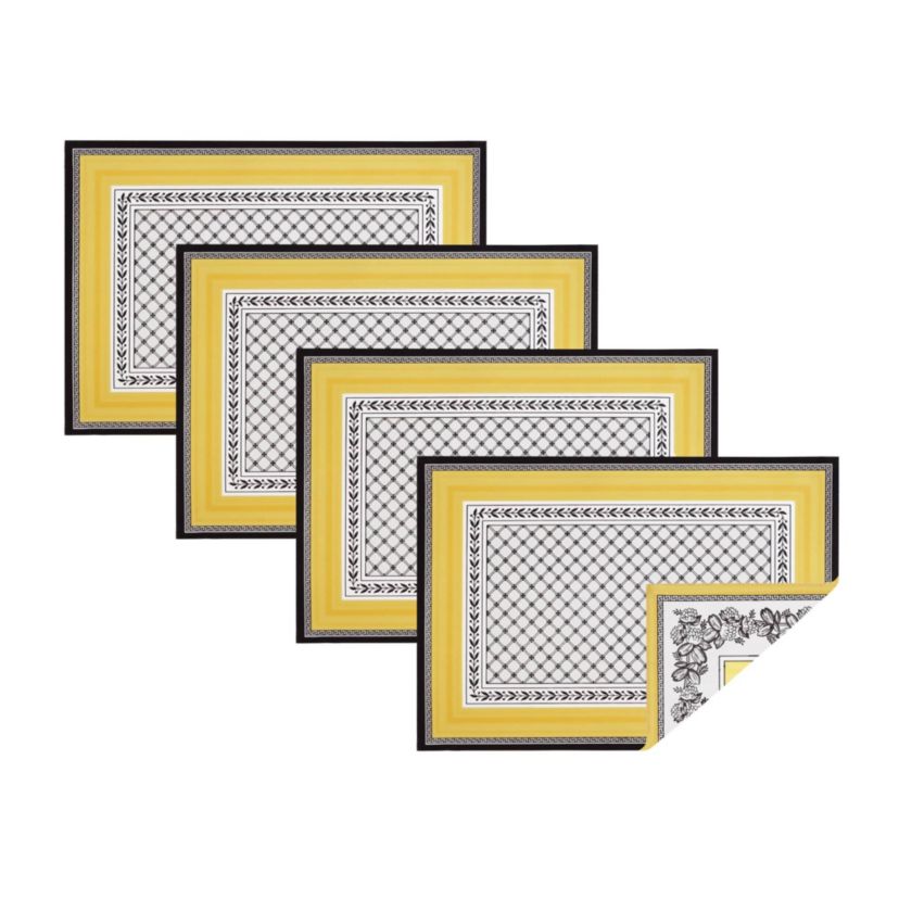 Villeroy & Boch Audun Stain and Water Resistant Placemats, Set of 4 - 14x20